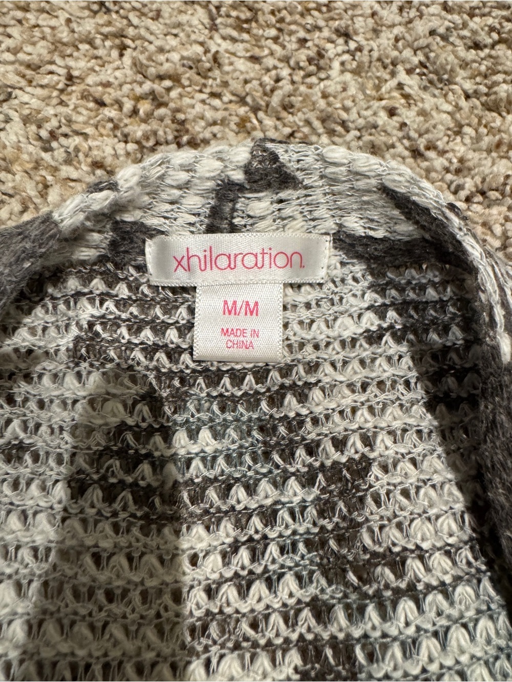 Aztec Pattern Open-Front Cardigan - Picture 2 of 2